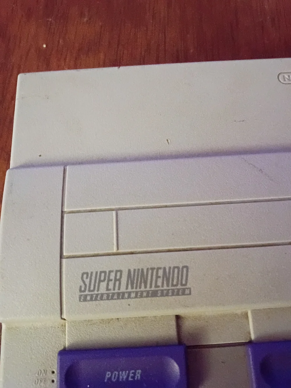 Mini Nintendo Snes Classic Gray & Purple Controller and Console Design